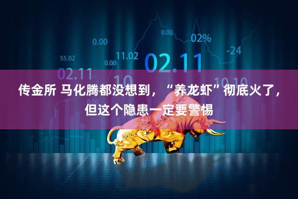 传金所 马化腾都没想到，“养龙虾”彻底火了，但这个隐患一定要警惕