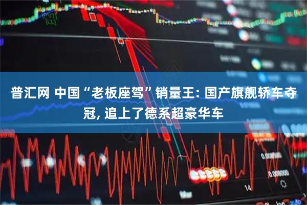 普汇网 中国“老板座驾”销量王: 国产旗舰轿车夺冠, 追上了德系超豪华车